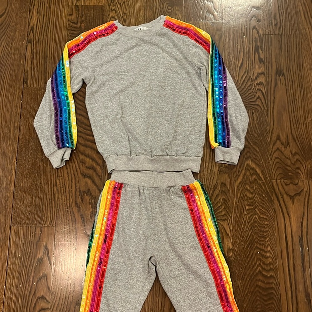 Lola and the Boys Sequin Set, size 10